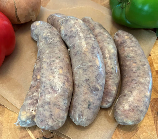 Philly Cheesesteak Sausage (Pork & Beef)